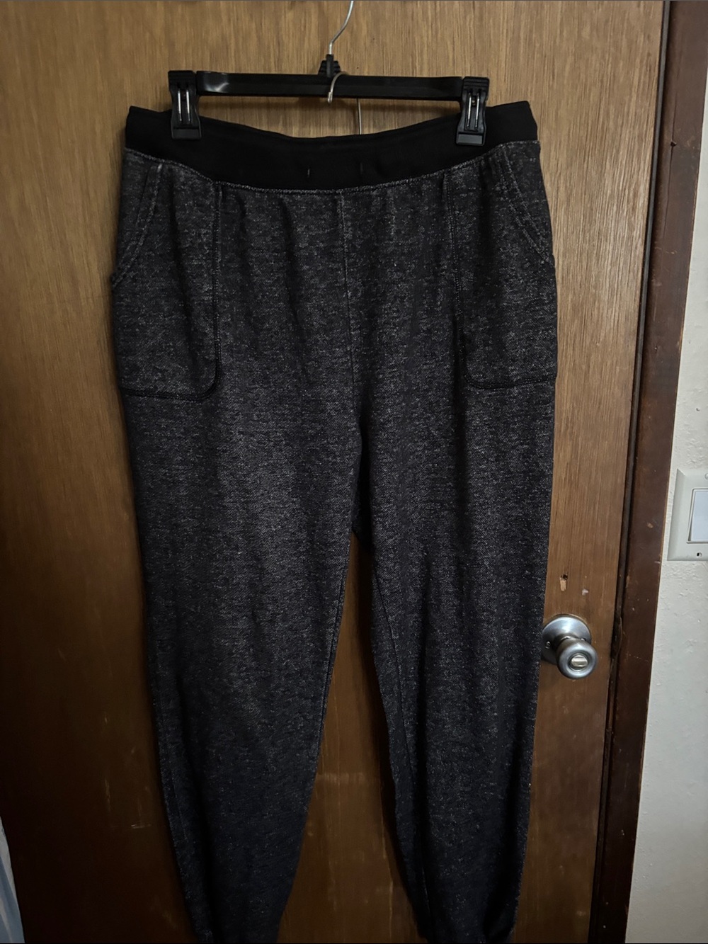 Bobbie Brooks Charcoal Gray Knit Leggings